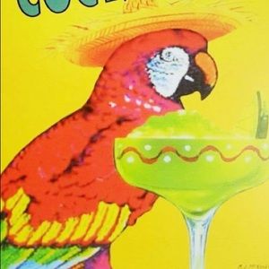 Wall Art - 🆕NWOT Funny Colorful Parrot Tin Wall Art Sign Wall Art - 🆕NWOT Funny Colorful Parrot Tin Wall Art Sign